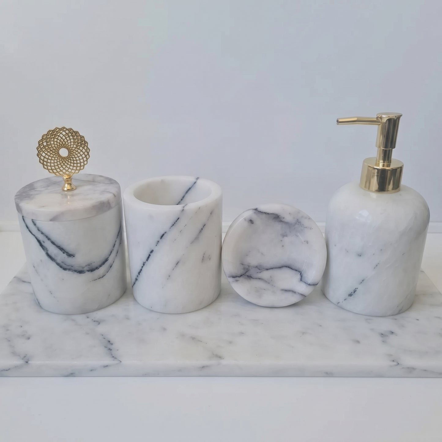 Lilac Bathroom Set 5 Pieces