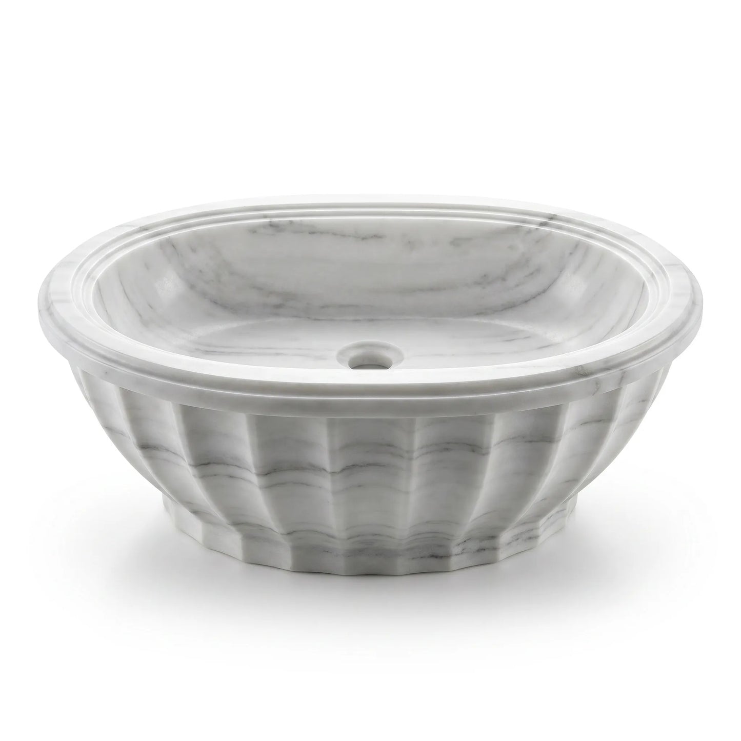 RMD-058 Oval Lilac Vessel Sink Basin