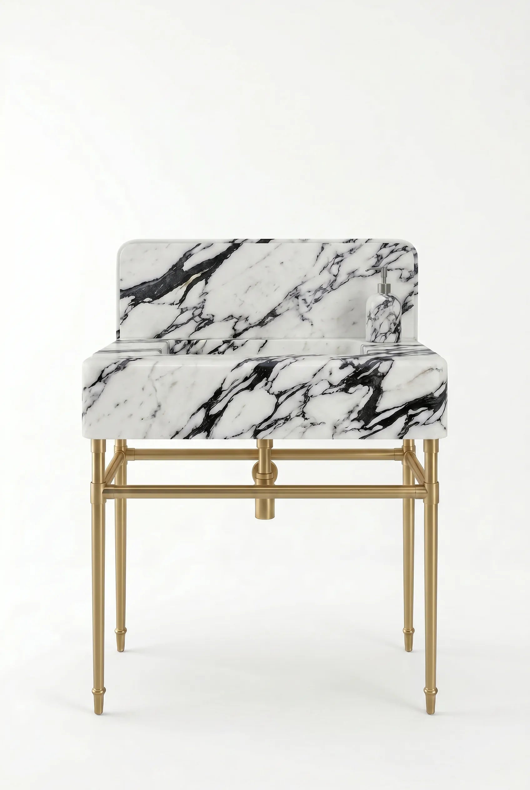 Luxury Wall Mounted Marble Sinks | Handmade Natural Stone Bathroom Sinks | Rowan Marble Design