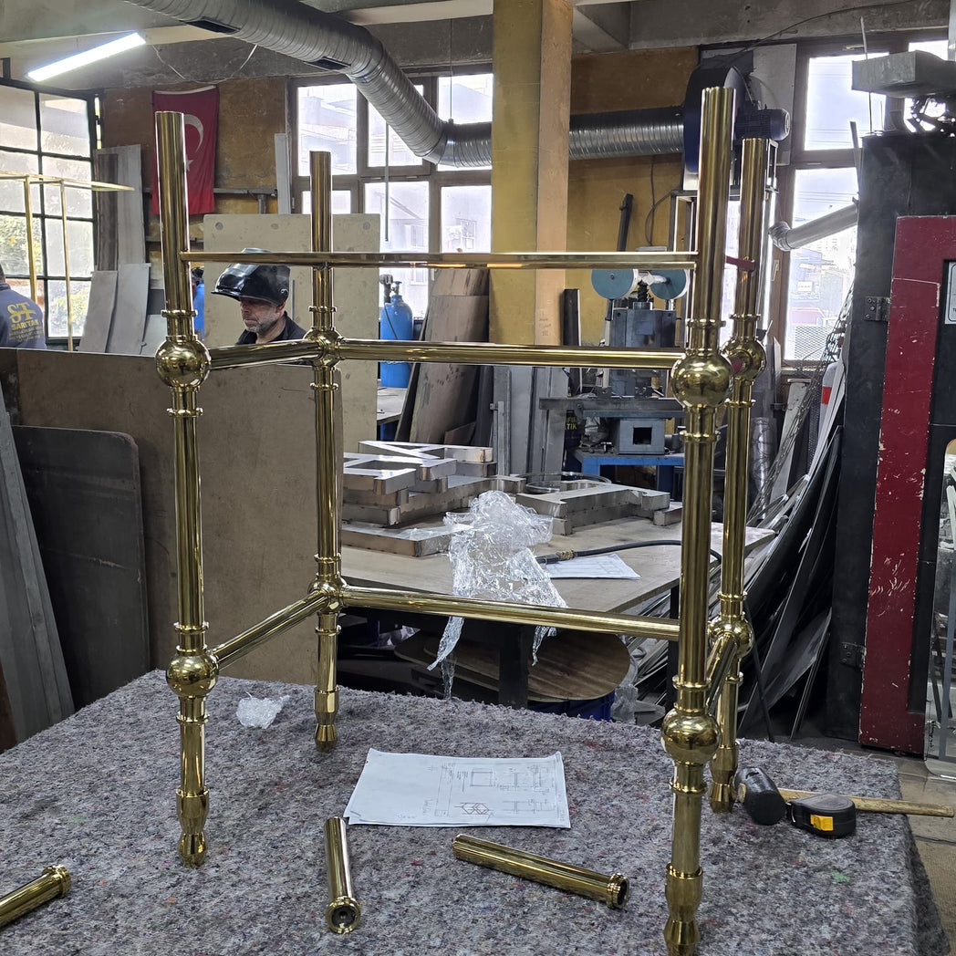 304 stainless steel console leg Custom to Size order