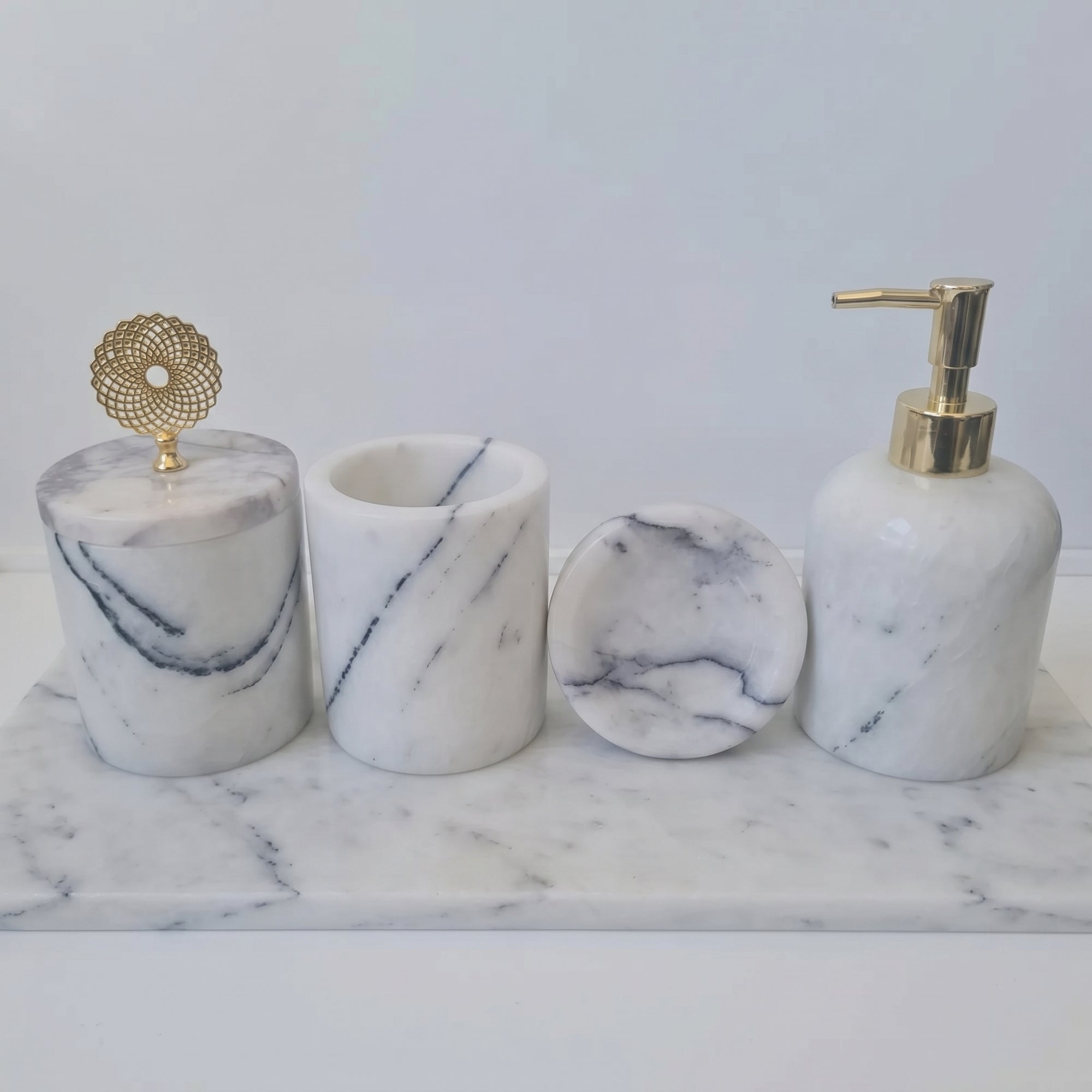 Lilac Bathroom Set 5 Pieces