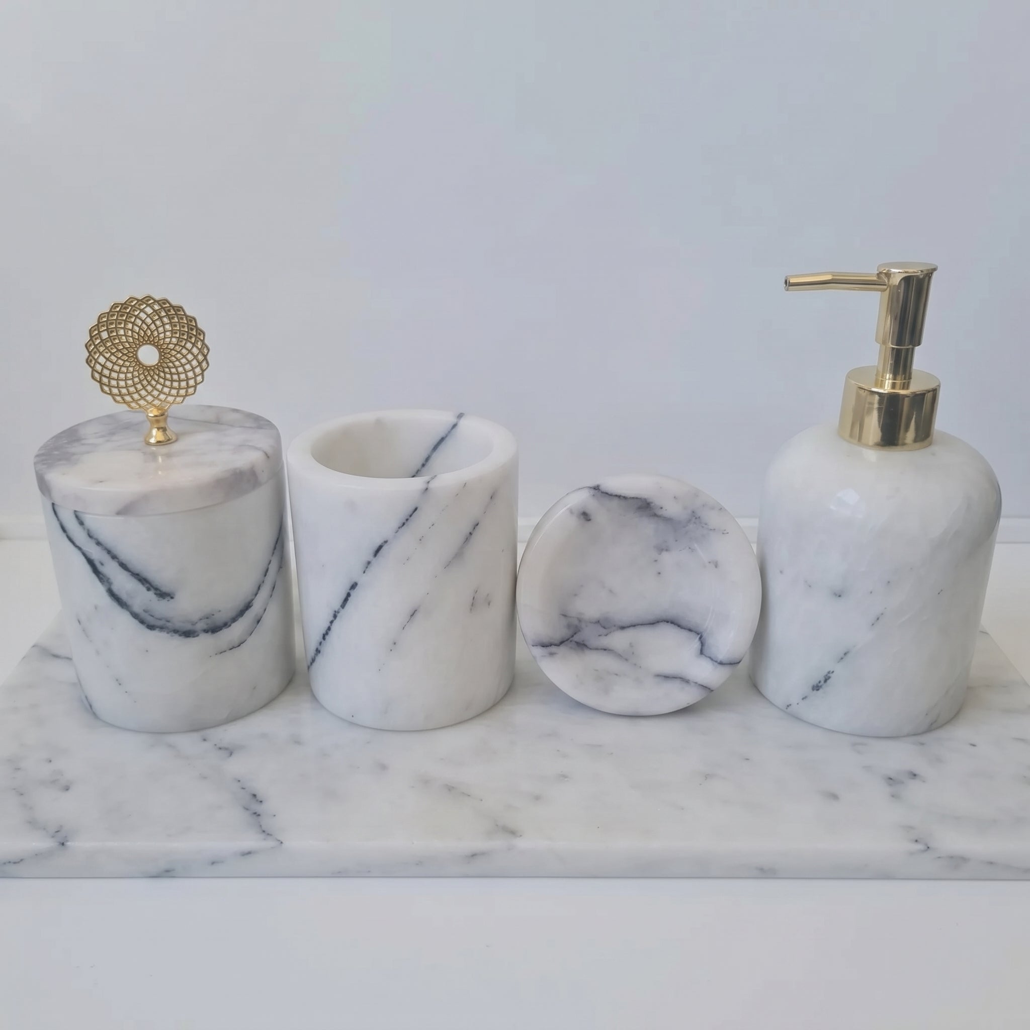 Lilac Bathroom Set 5 Pieces