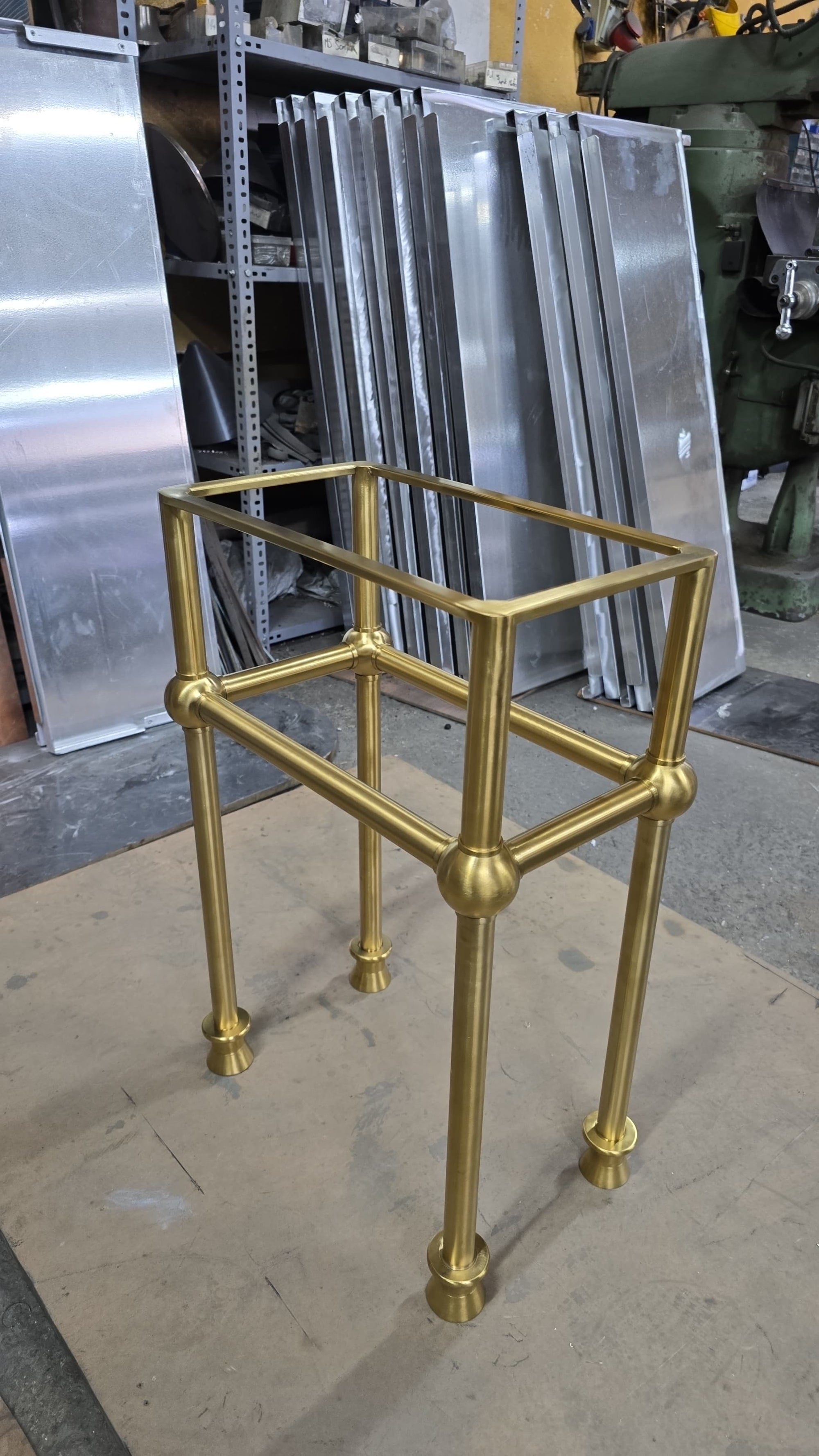 304 stainless steel console leg Custom to Size order