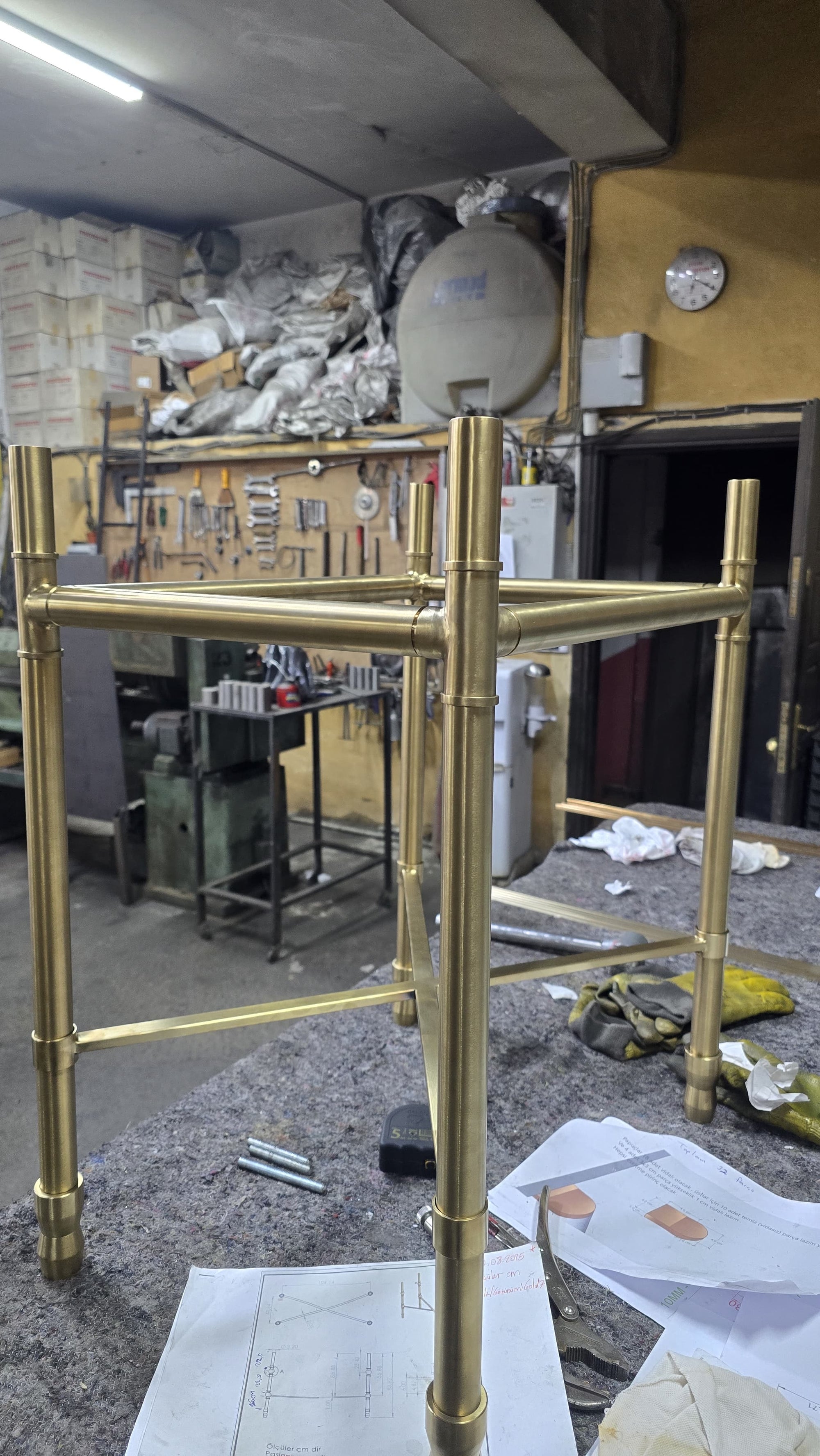 304 stainless steel console leg Custom to Size order