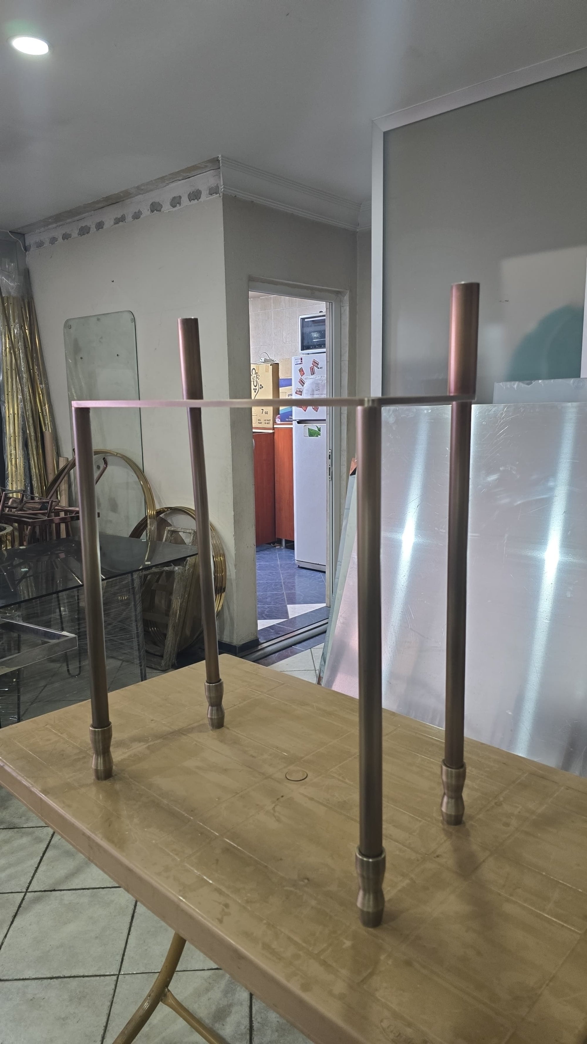 304 stainless steel console leg Custom to Size order