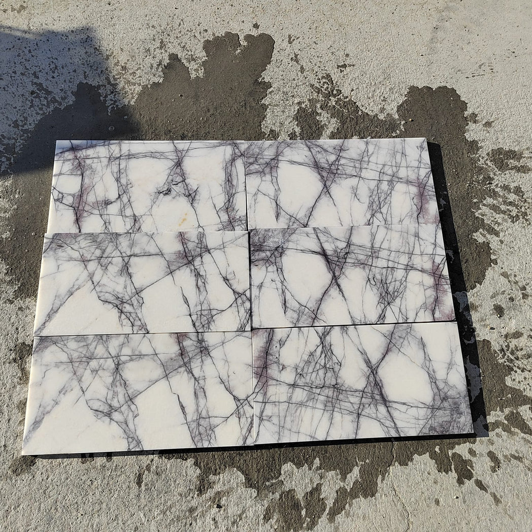 Lilac Marble Tile 12x12 - Luxury Wall & Floor Tile