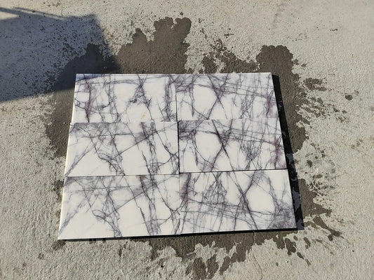 Lilac Marble Tile 12x12 - Luxury Wall & Floor Tile