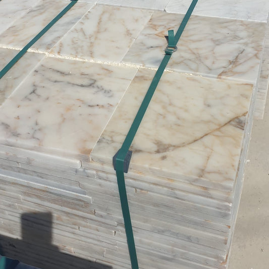 Calacatta Gold Marble Tile 12x12 - Luxury Wall & Floor Tile