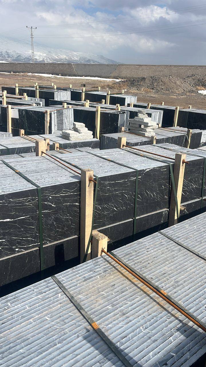 Nero Marquina Marble Tile 12x12 - Luxury Wall & Floor Tile
