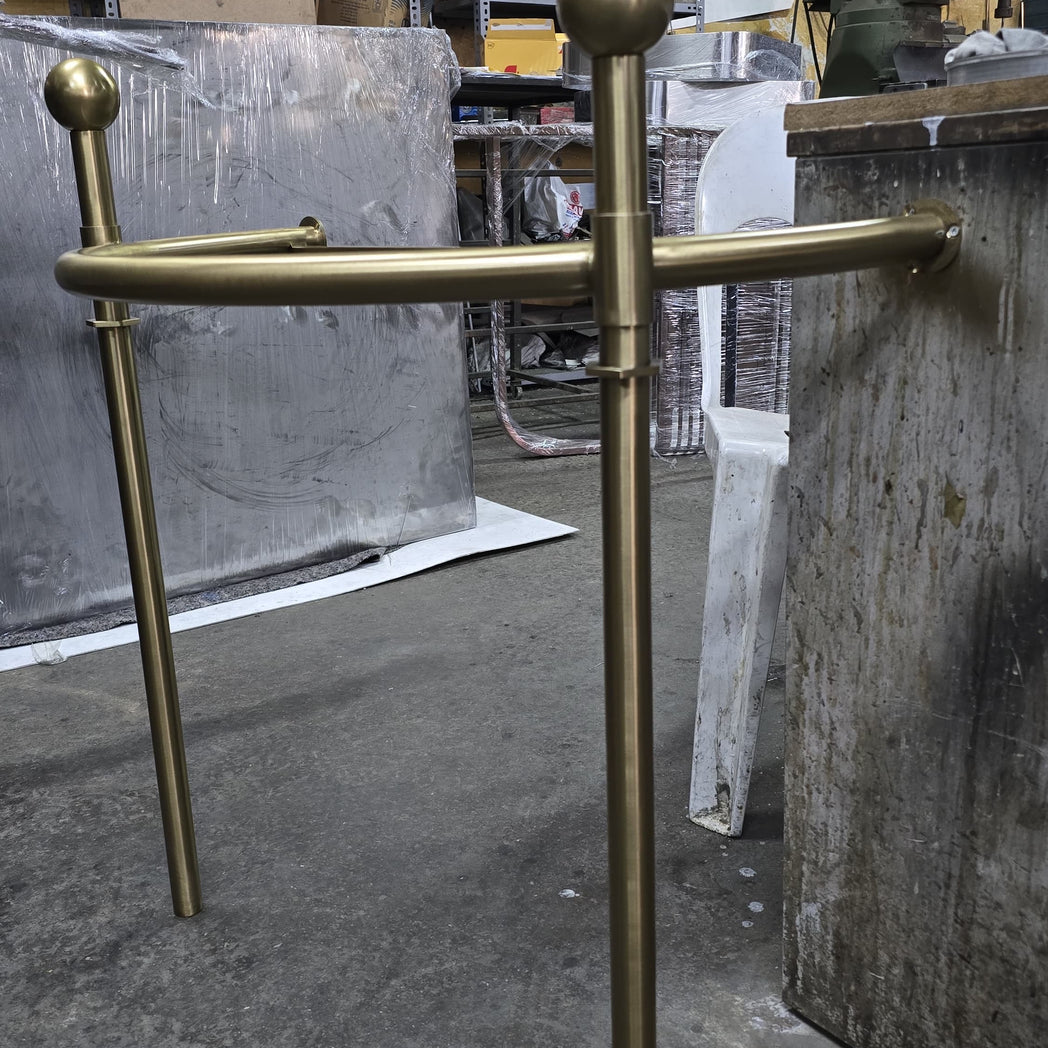 304 stainless steel console leg Custom to Size order