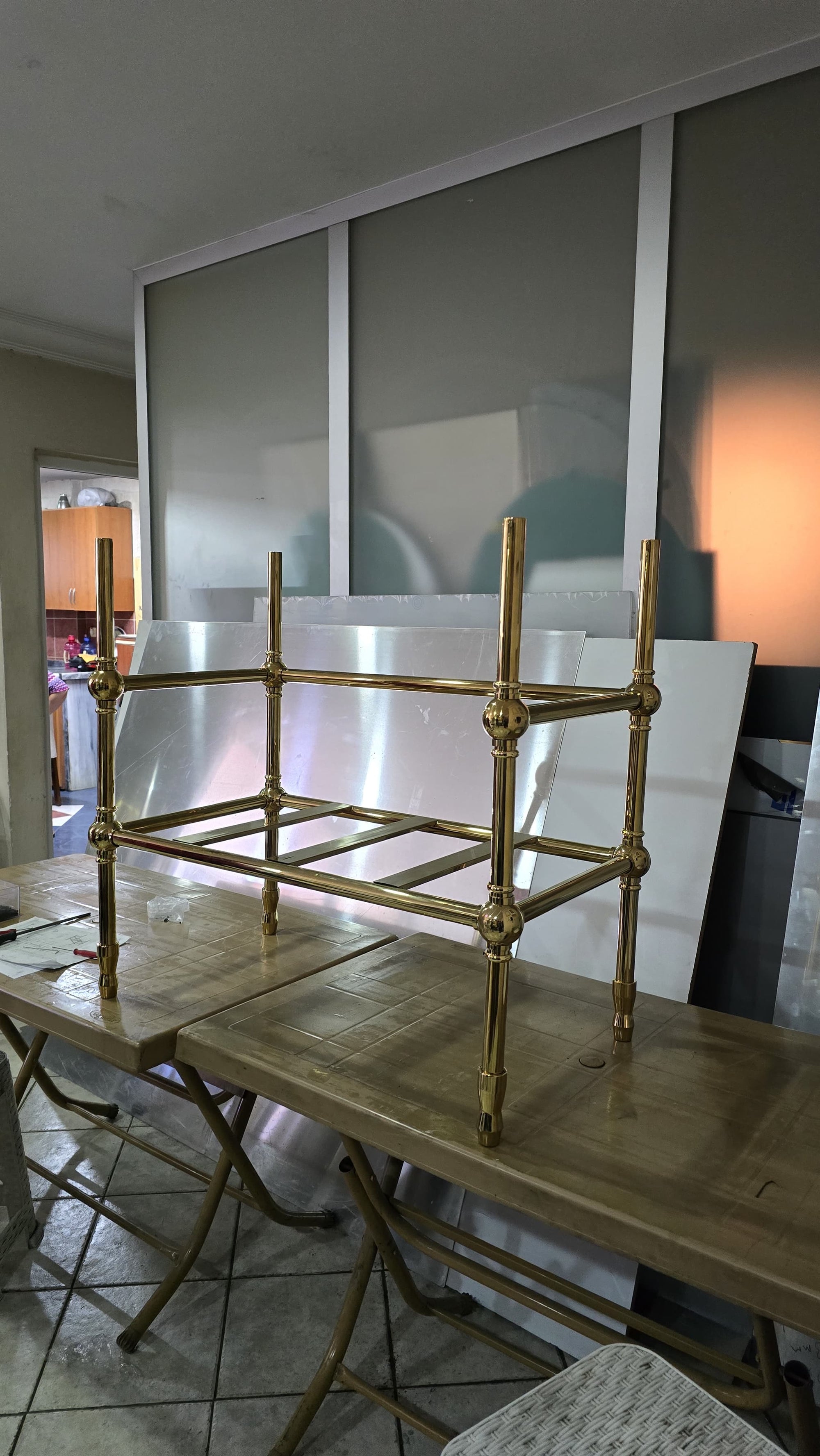 304 stainless steel console leg Custom to Size order