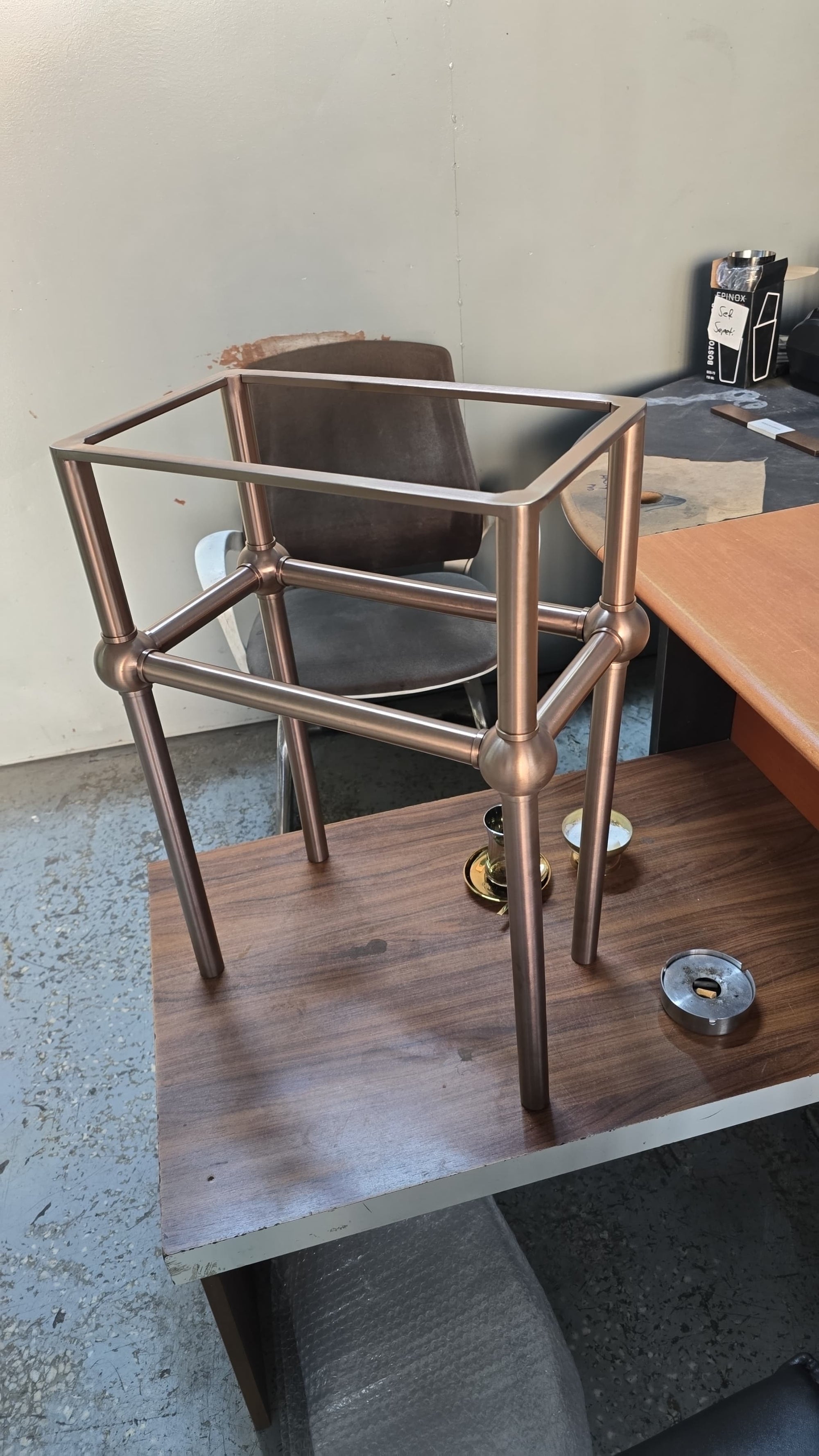 304 stainless steel console leg Custom to Size order