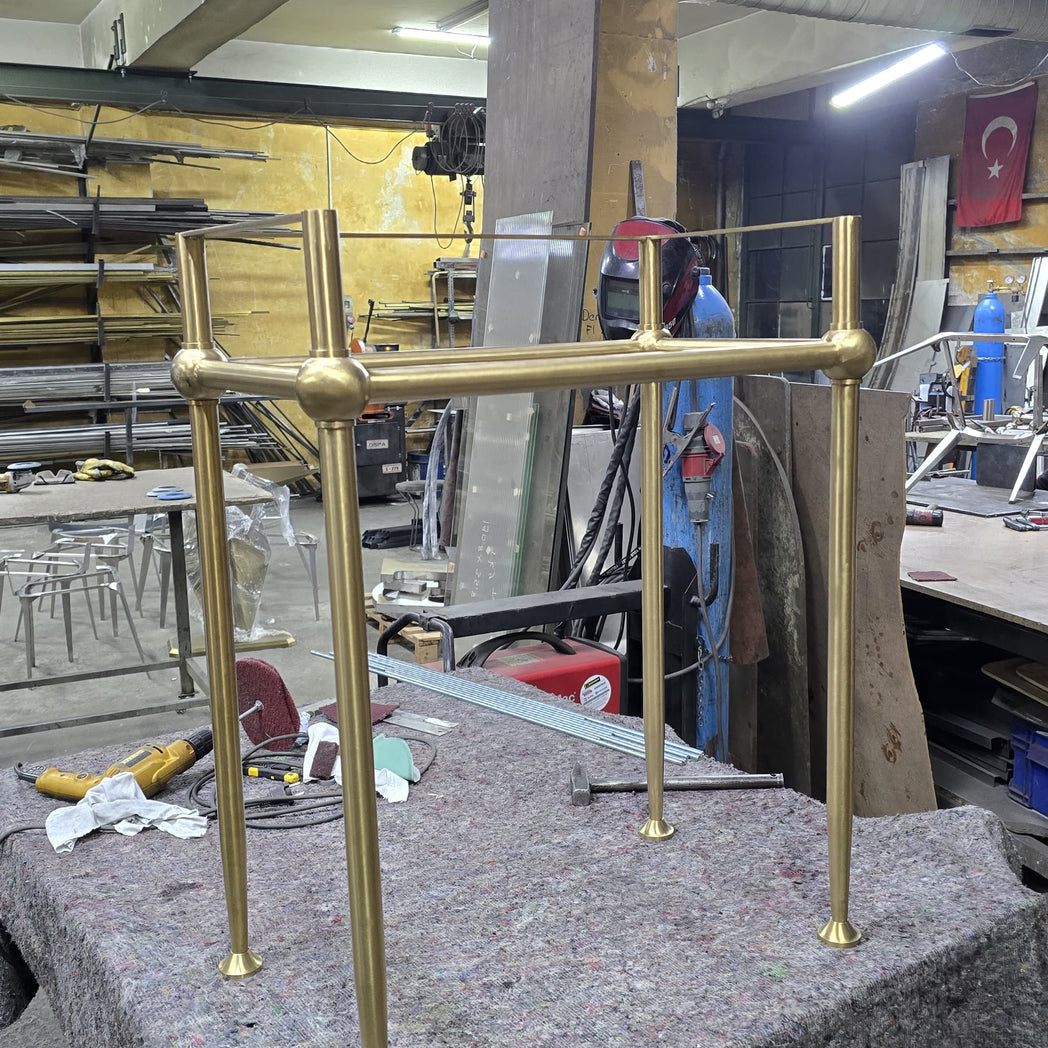 304 stainless steel console leg Custom to Size order
