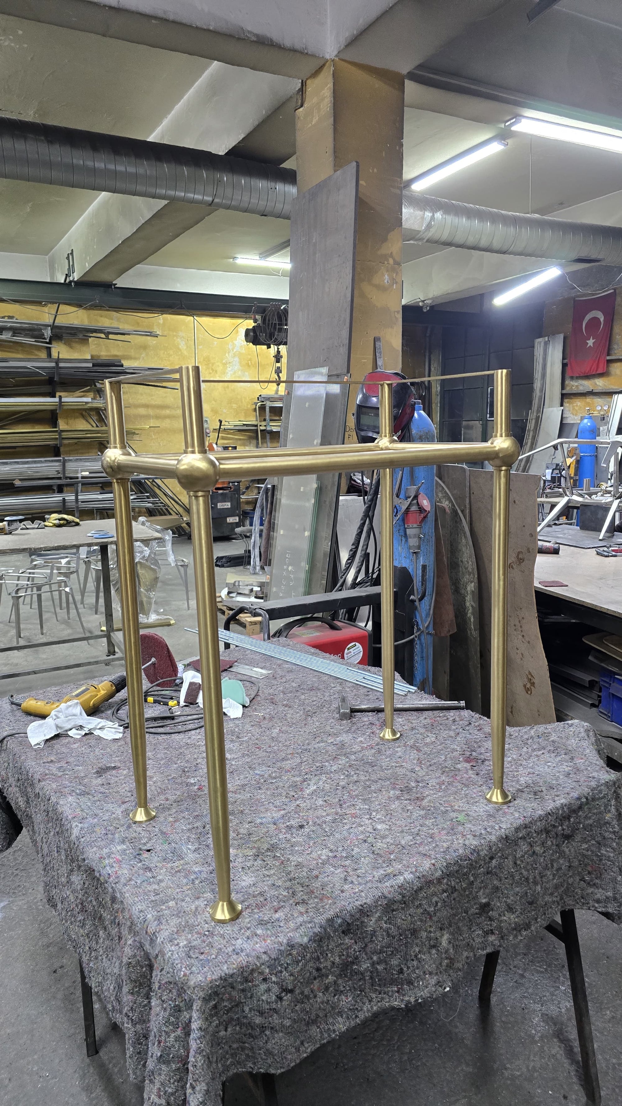 304 stainless steel console leg Custom to Size order