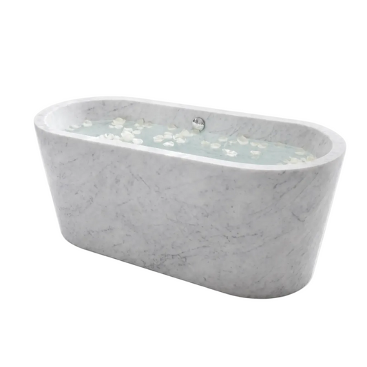 Carrara White Marble Bathtub