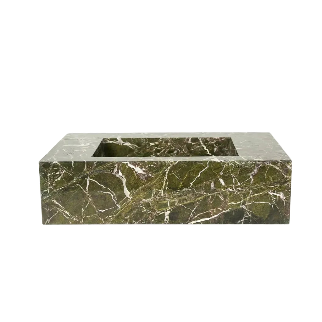Cavello -  Custom Green Marble Bathroom Sink