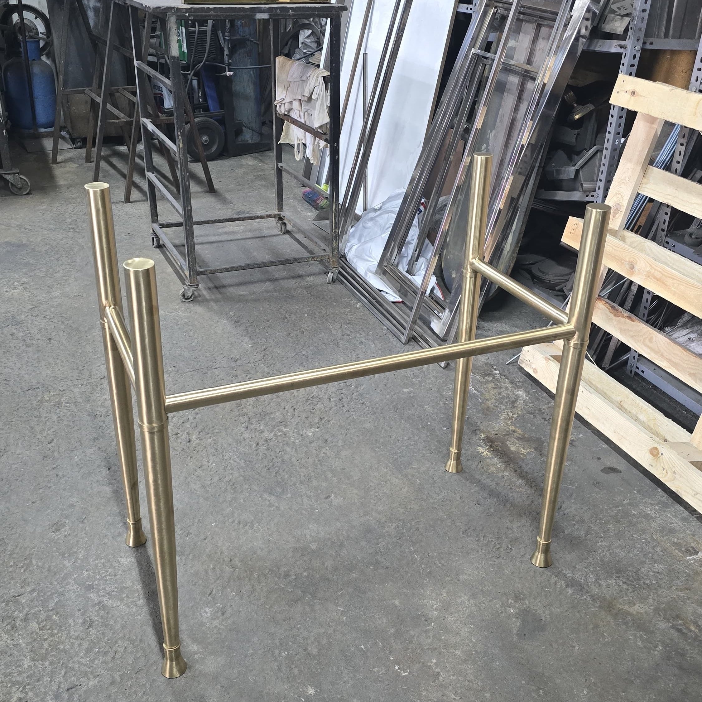 304 stainless steel console leg Custom to Size order