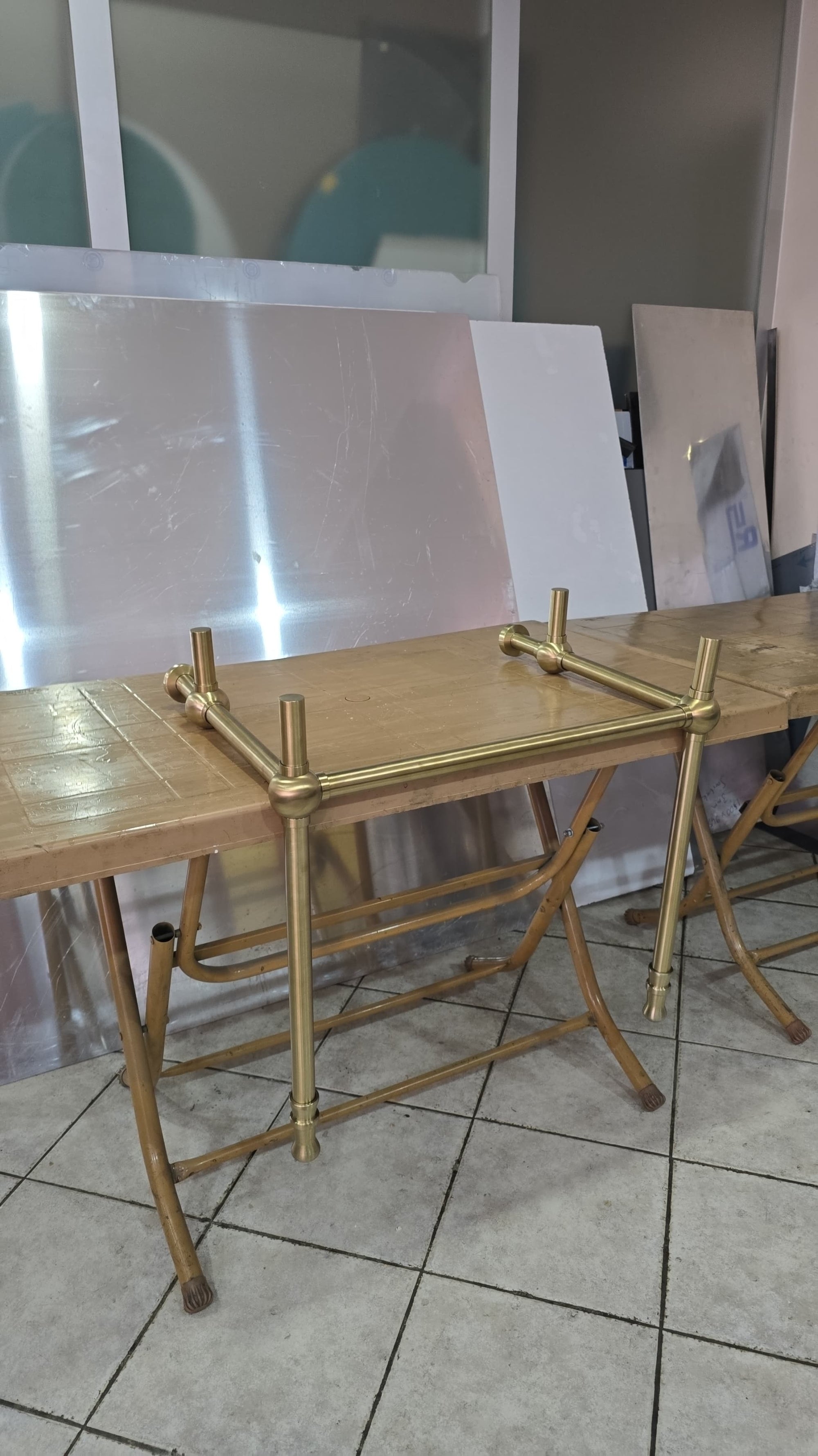 304 stainless steel console leg Custom to Size order