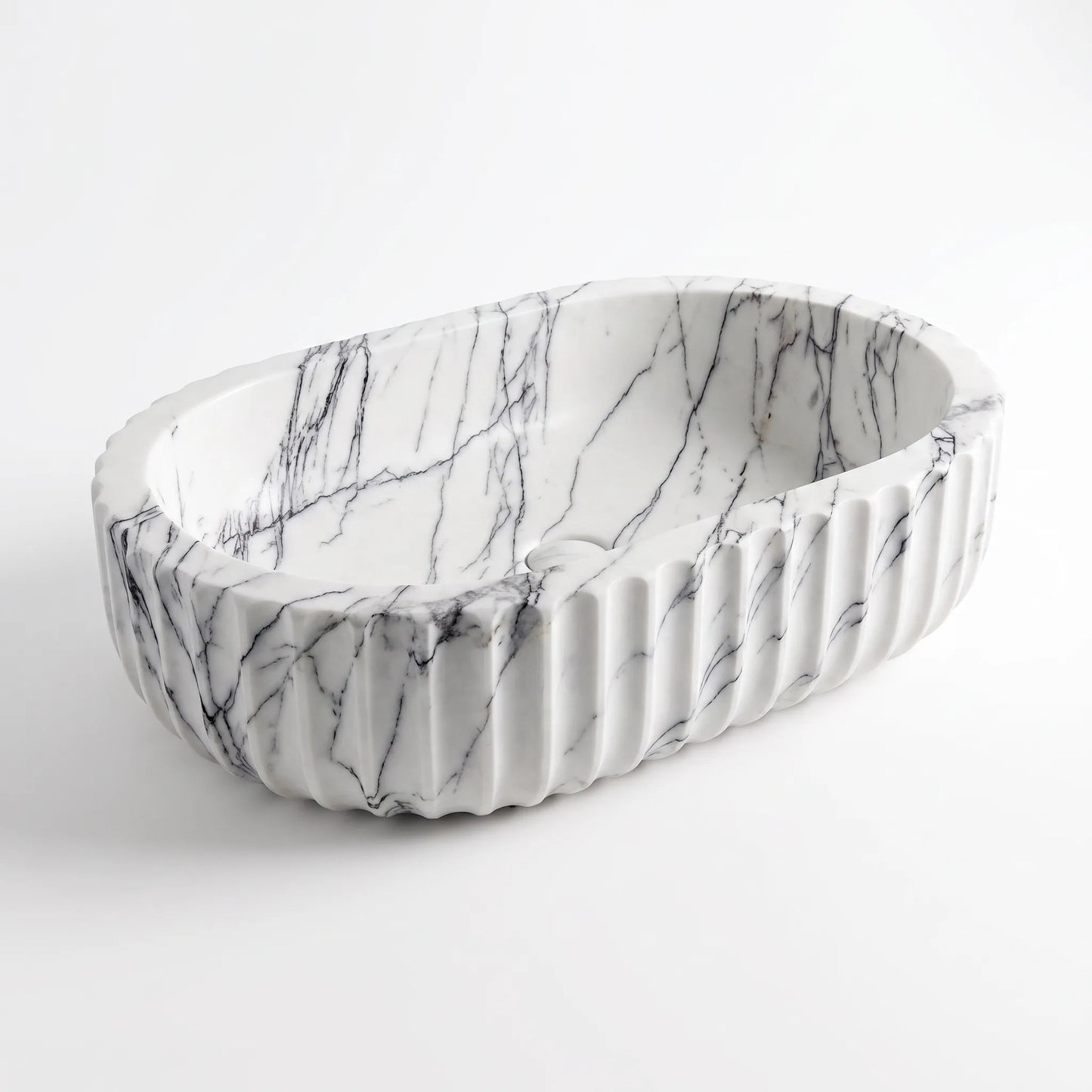 RMD-001 Round Lilac Vessel Sink Basin