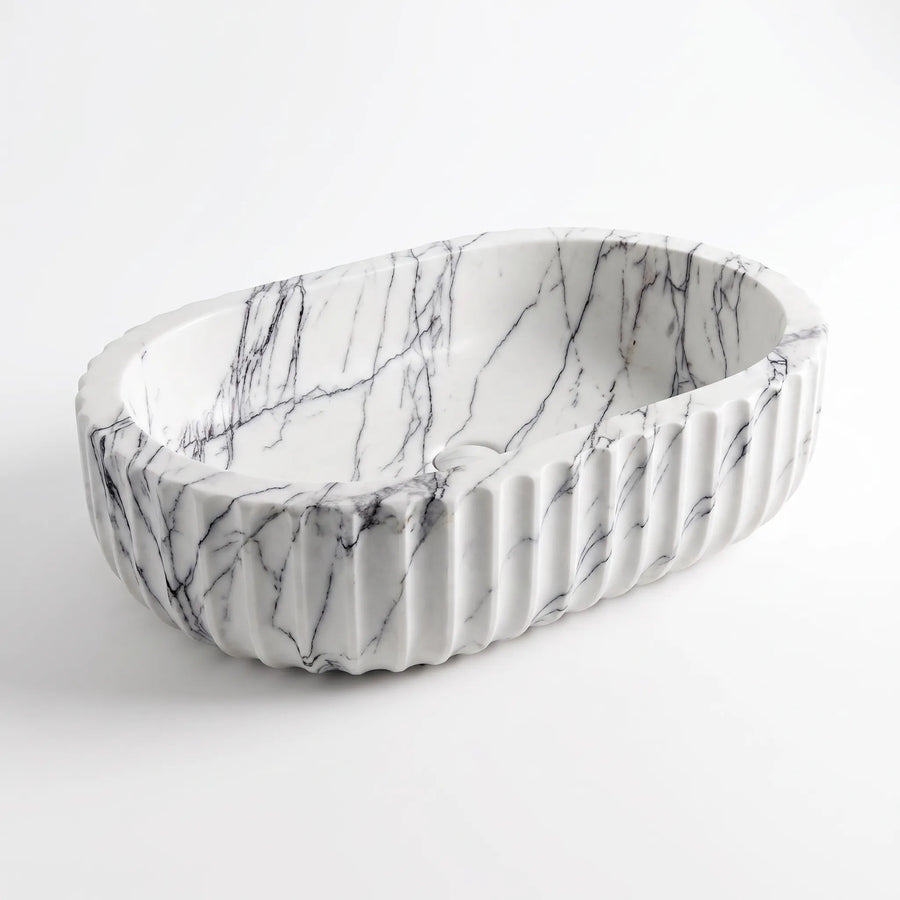 RMD-001 Round Lilac Vessel Sink Basin