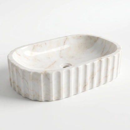 RMD-019 | Round | Carrara White | Vessel Sink Basin - 01.webp