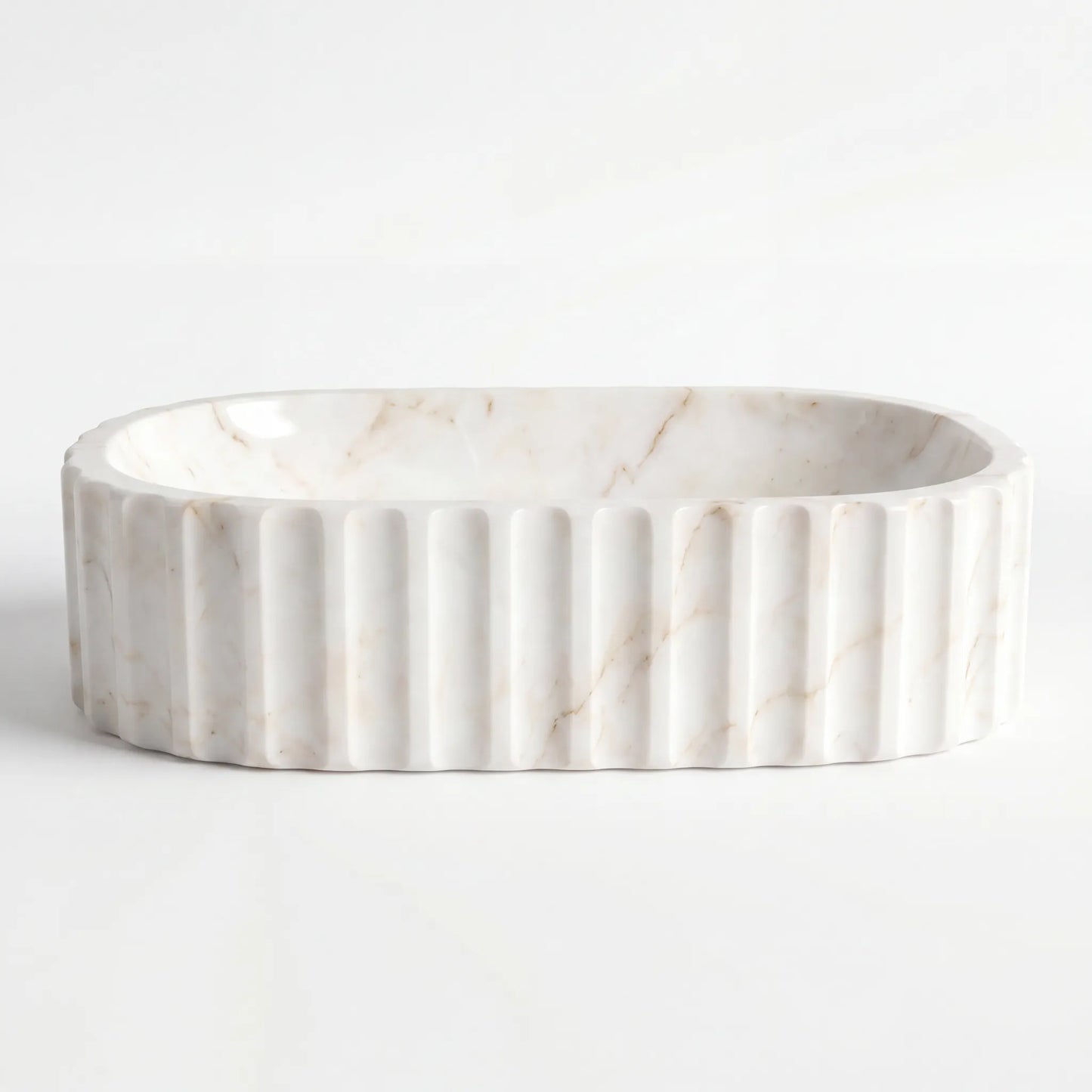 RMD-019 | Round | Carrara White | Vessel Sink Basin - 01.webp