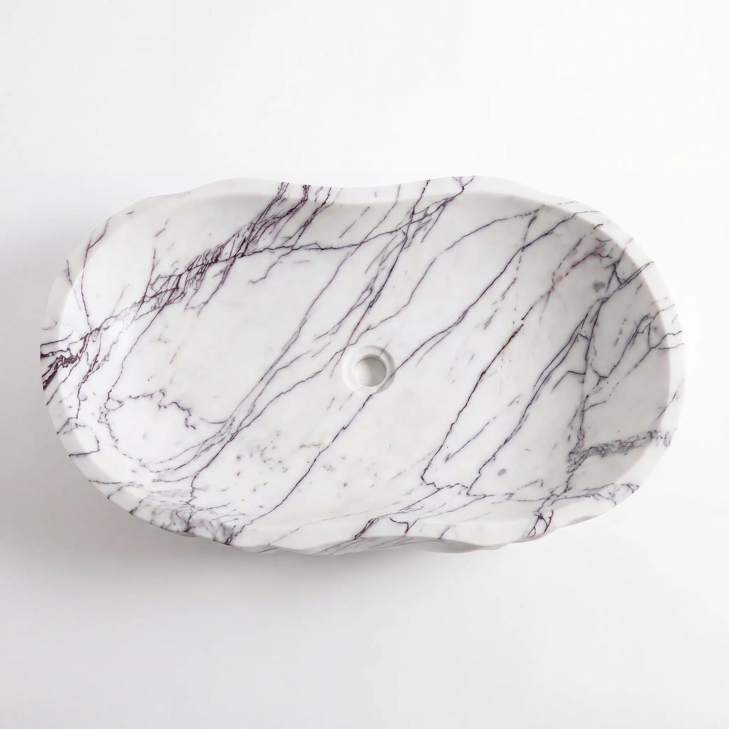 RMD-039  Round  lilac Vessel Sink Basin