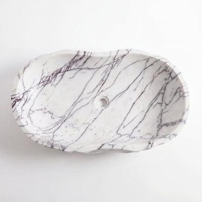 RMD-039  Round  lilac Vessel Sink Basin