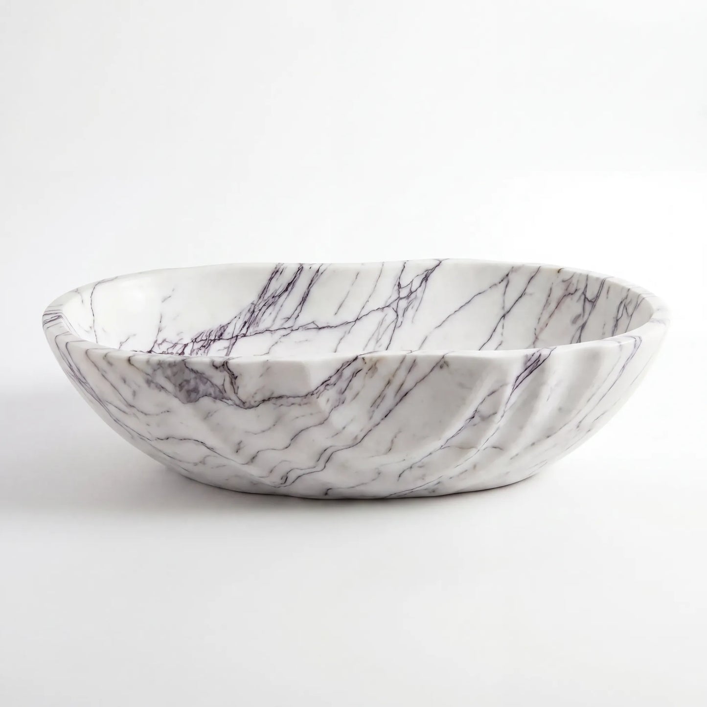 RMD-039  Round  lilac Vessel Sink Basin