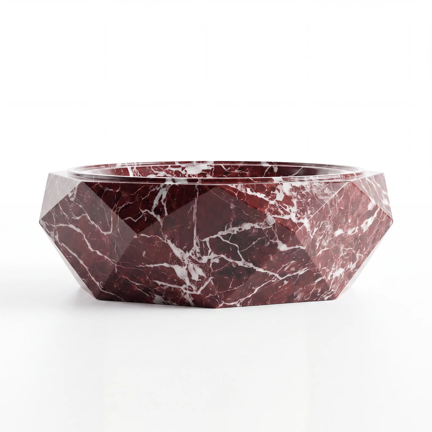 RMD-043 Oval Rosso Levanto Vessel Sink Basin