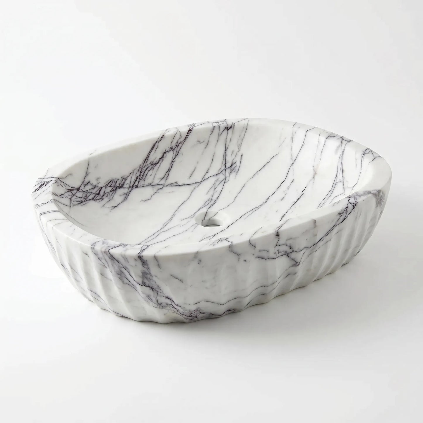 RMD-049  Round  Lilac Vessel Sink Basin
