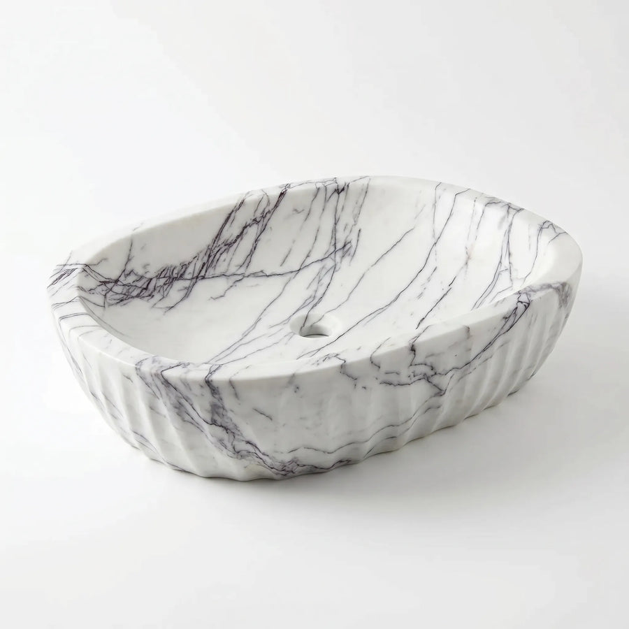 RMD-049  Round  Lilac Vessel Sink Basin