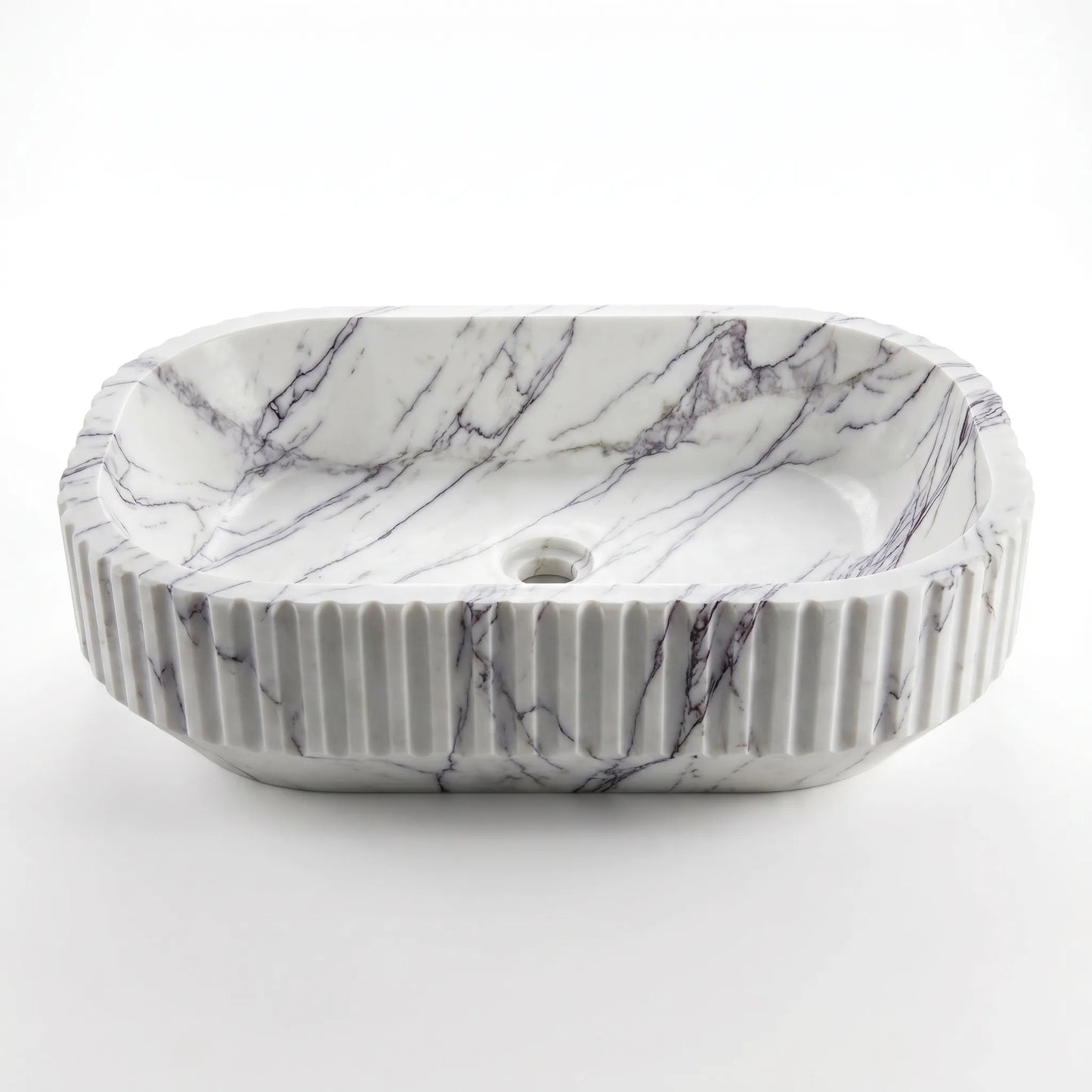 RMD-063  Rectangle Lilac Vessel Sink Basin