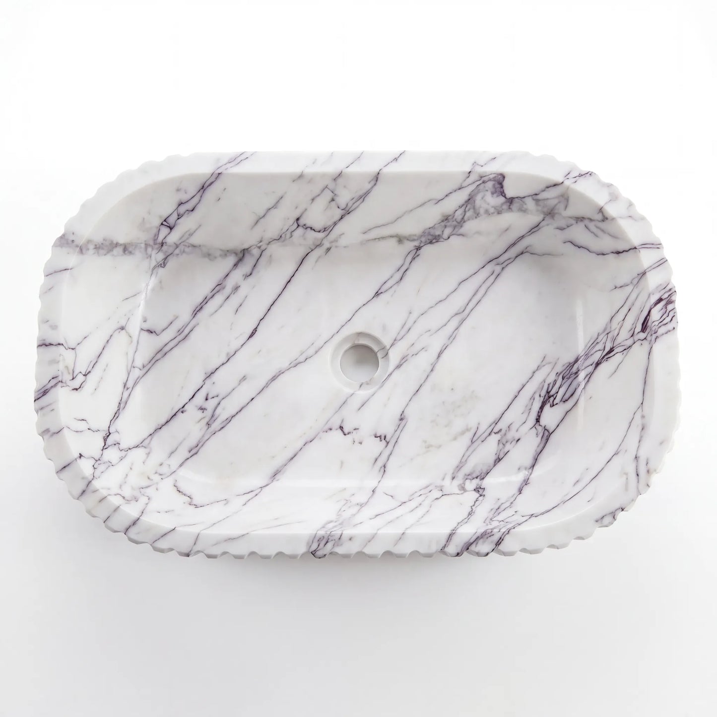 RMD-063  Rectangle Lilac Vessel Sink Basin