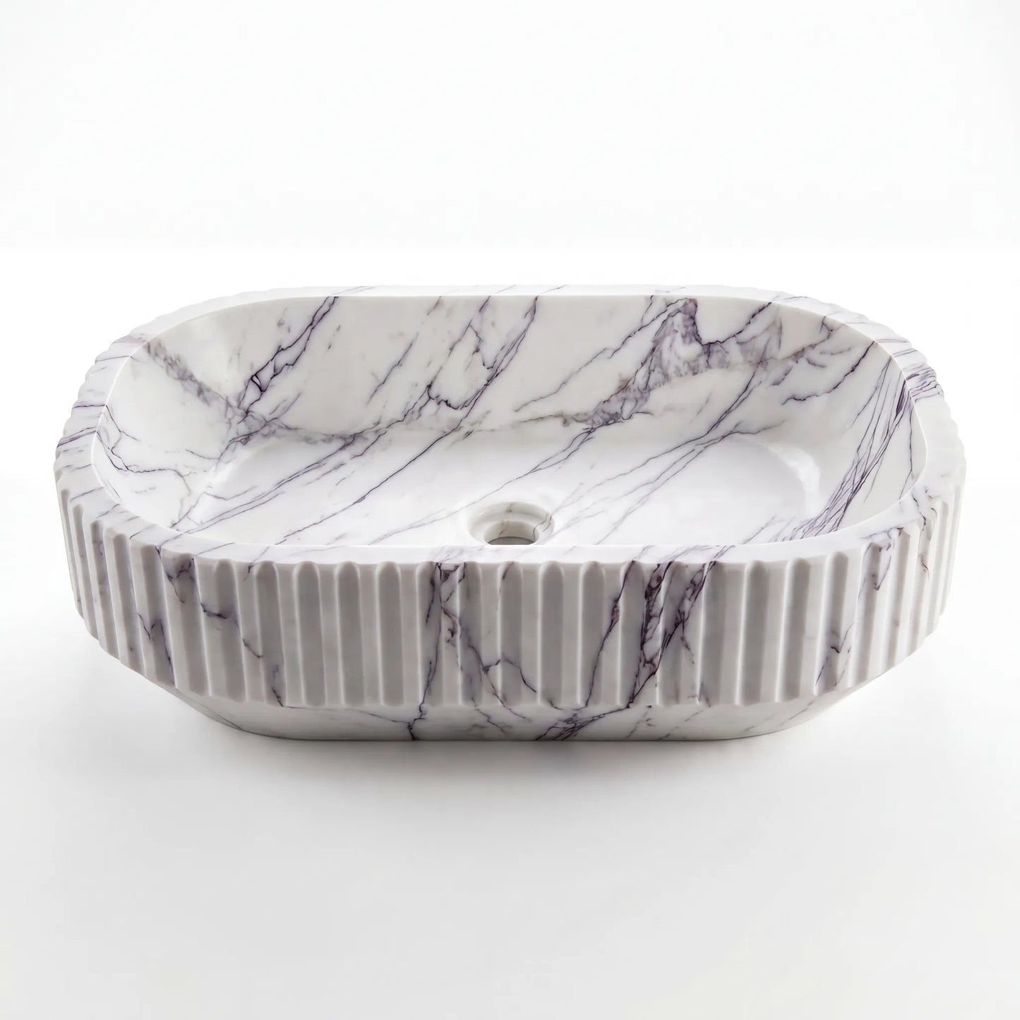 RMD-063  Rectangle Lilac Vessel Sink Basin