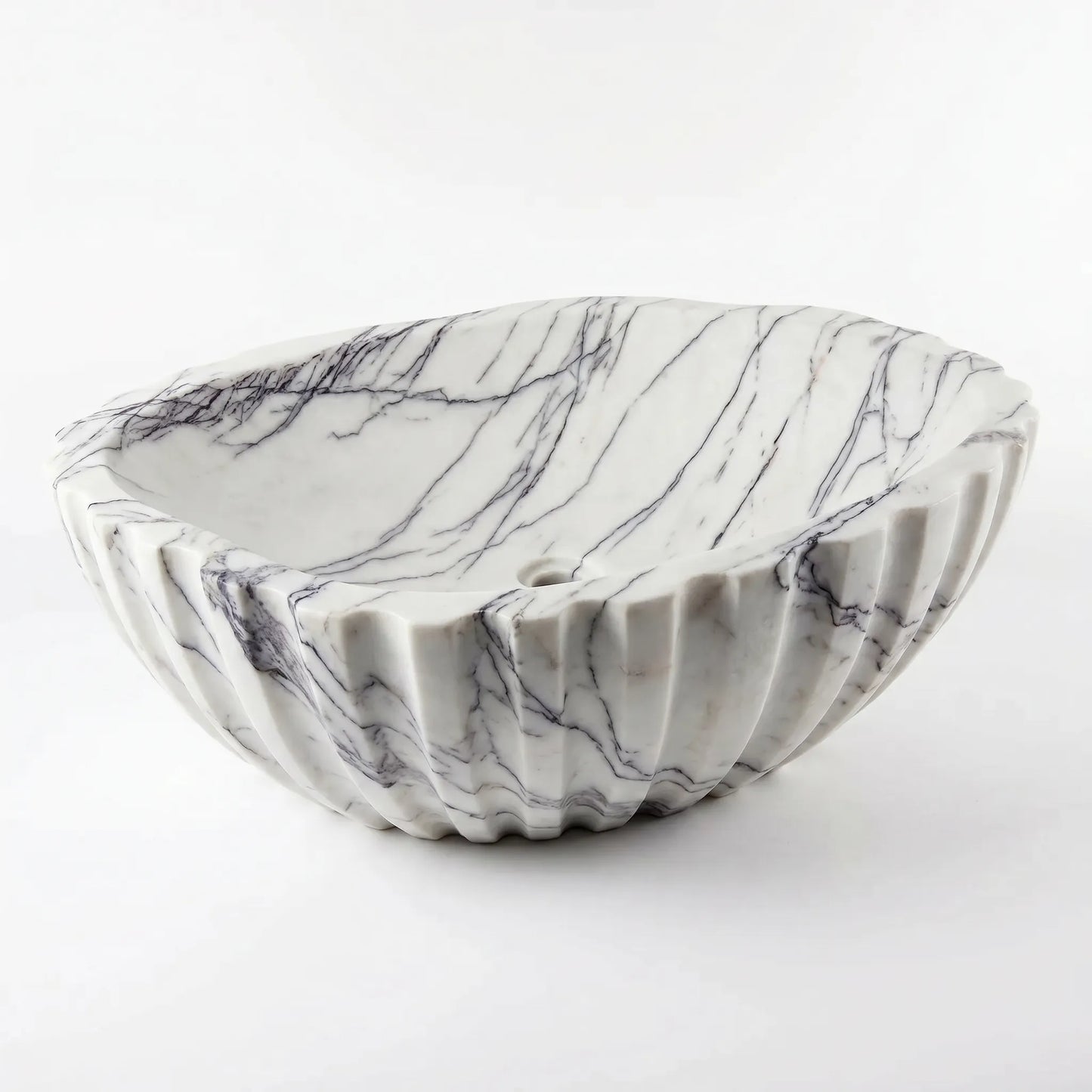 RMD-071  Round  Lilac Vessel Sink Basin