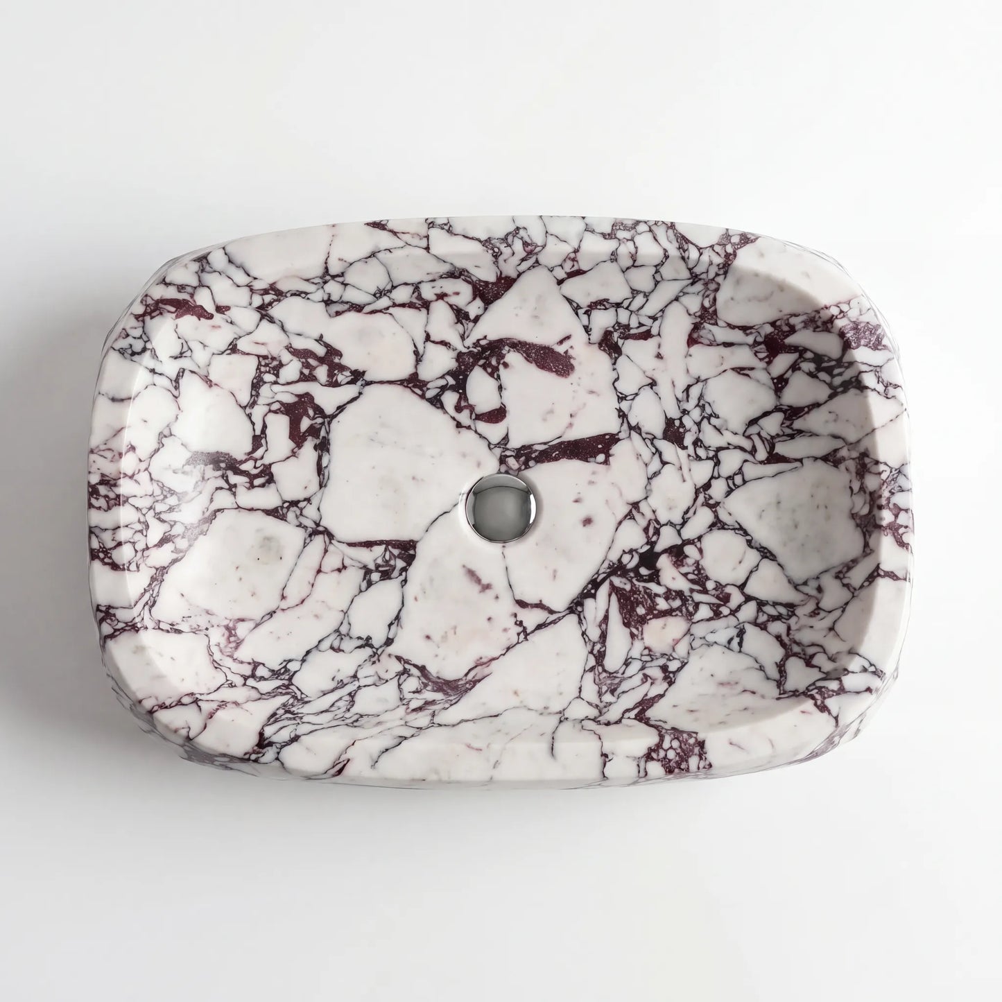 RMD-075  Round  Calacatta viola Vessel Sink Basin