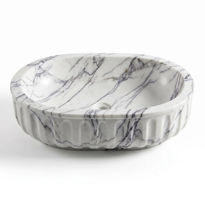 RMD-085  Round Lilac Vessel Sink Basin