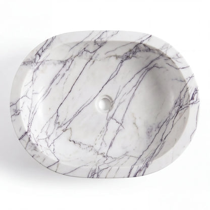 RMD-085  Round Lilac Vessel Sink Basin