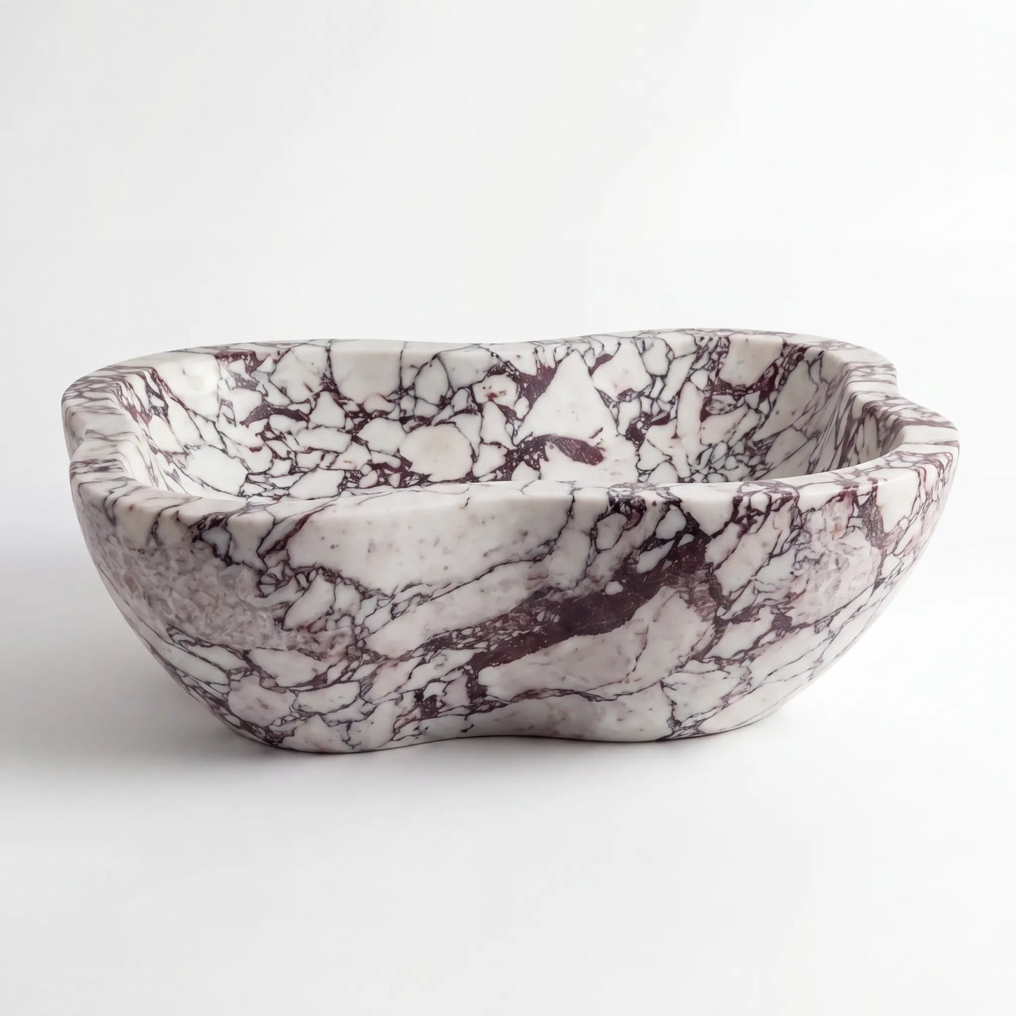 RMD-086 Round Calacatta viola Vessel Sink Basin