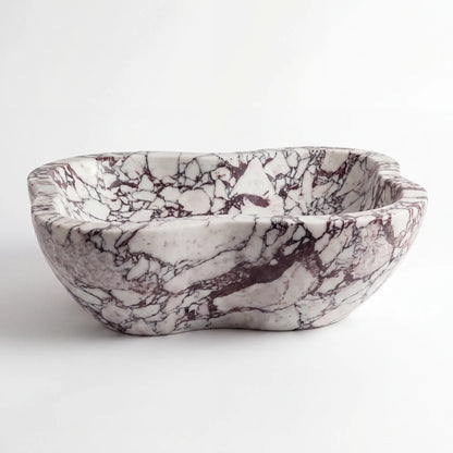 RMD-086 Round Calacatta viola Vessel Sink Basin
