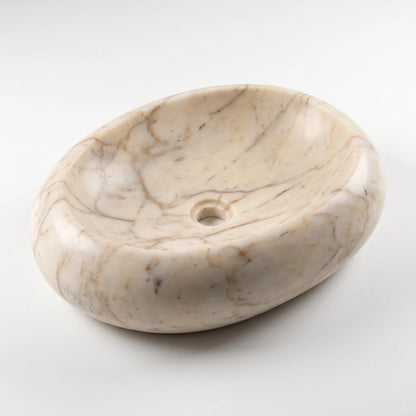 RMD-095  Rectangle Calacatta Gold  Vessel Sink Basin