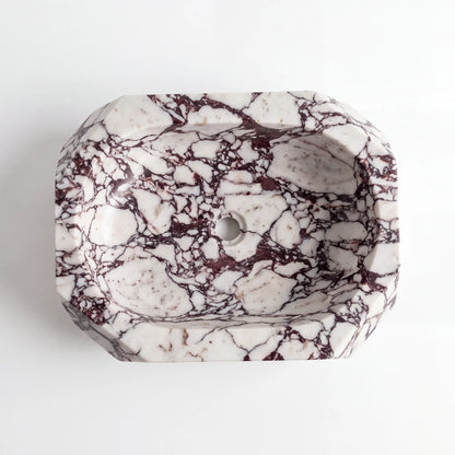 RMD-103  Round Calacatta Viola Vessel Sink Basin