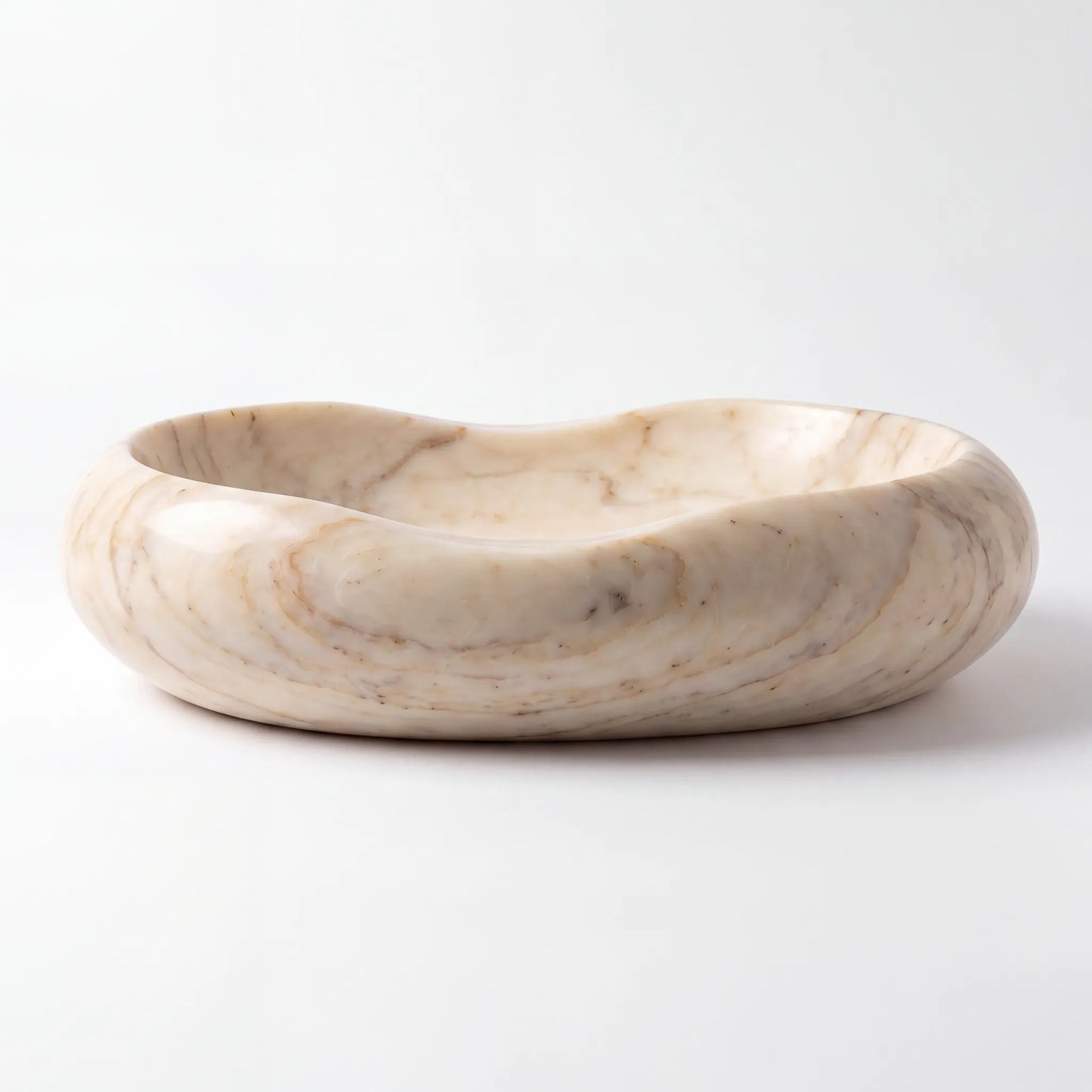 RMD-104 Round Calacatta Gold Vessel Sink Basin