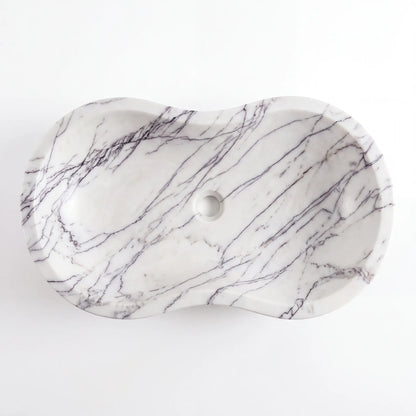 RMD-117  Oval Lilac Vessel Sink Basin