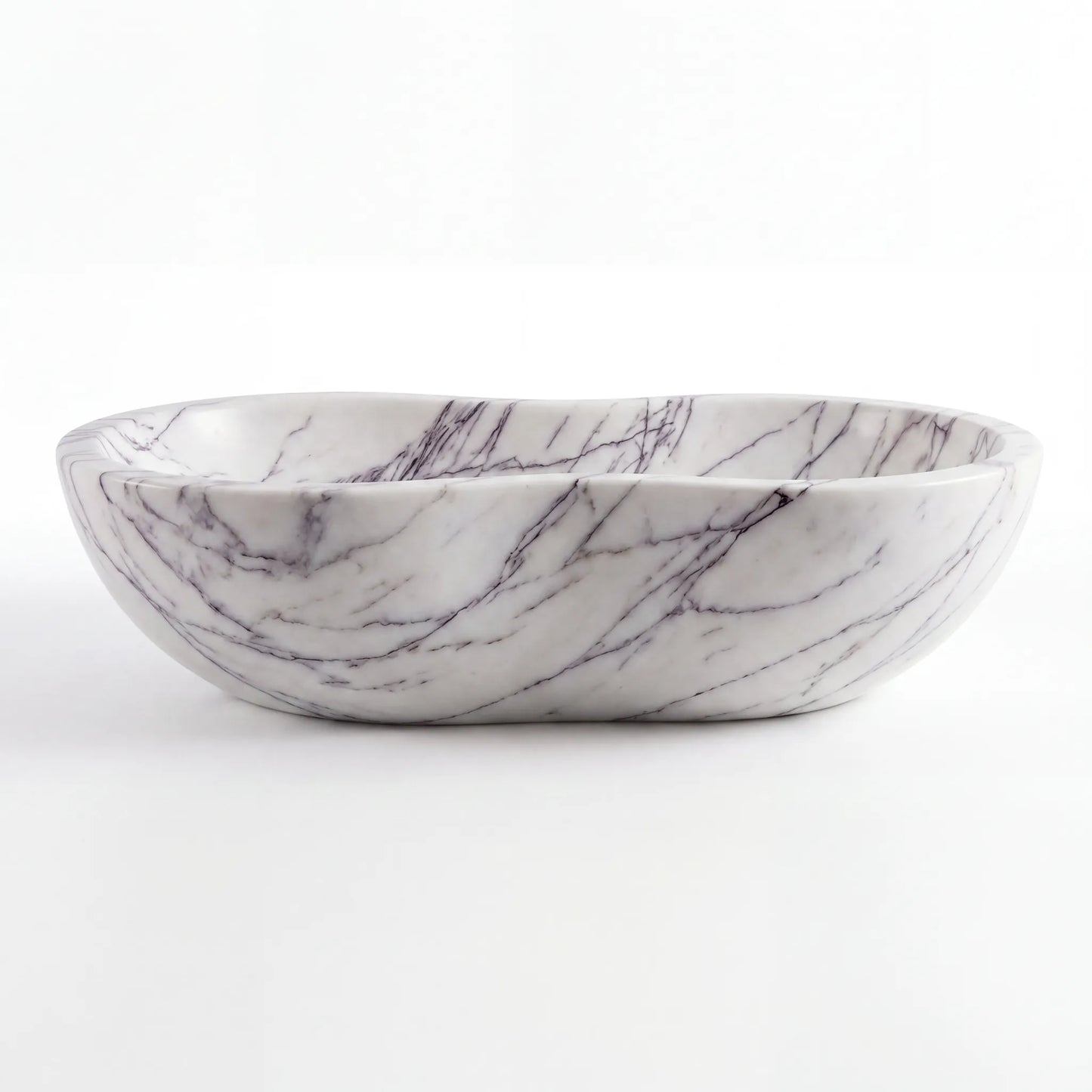 RMD-117  Oval Lilac Vessel Sink Basin