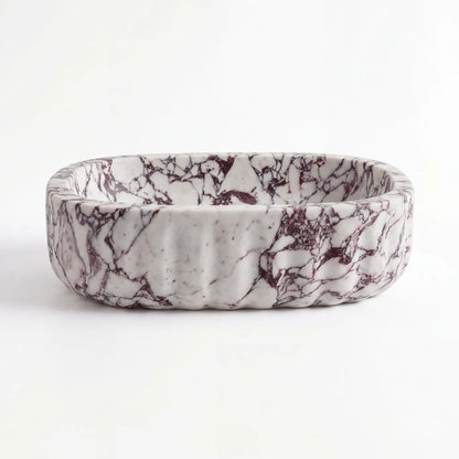 RMD-120  Rectangle Calacatta viola Vessel Sink Basin