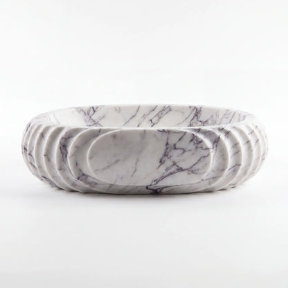 RMD-123  Round Lilac Vessel Sink Basin