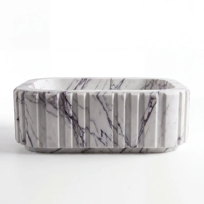 RMD-129 Square Lilac Vessel Sink Basin