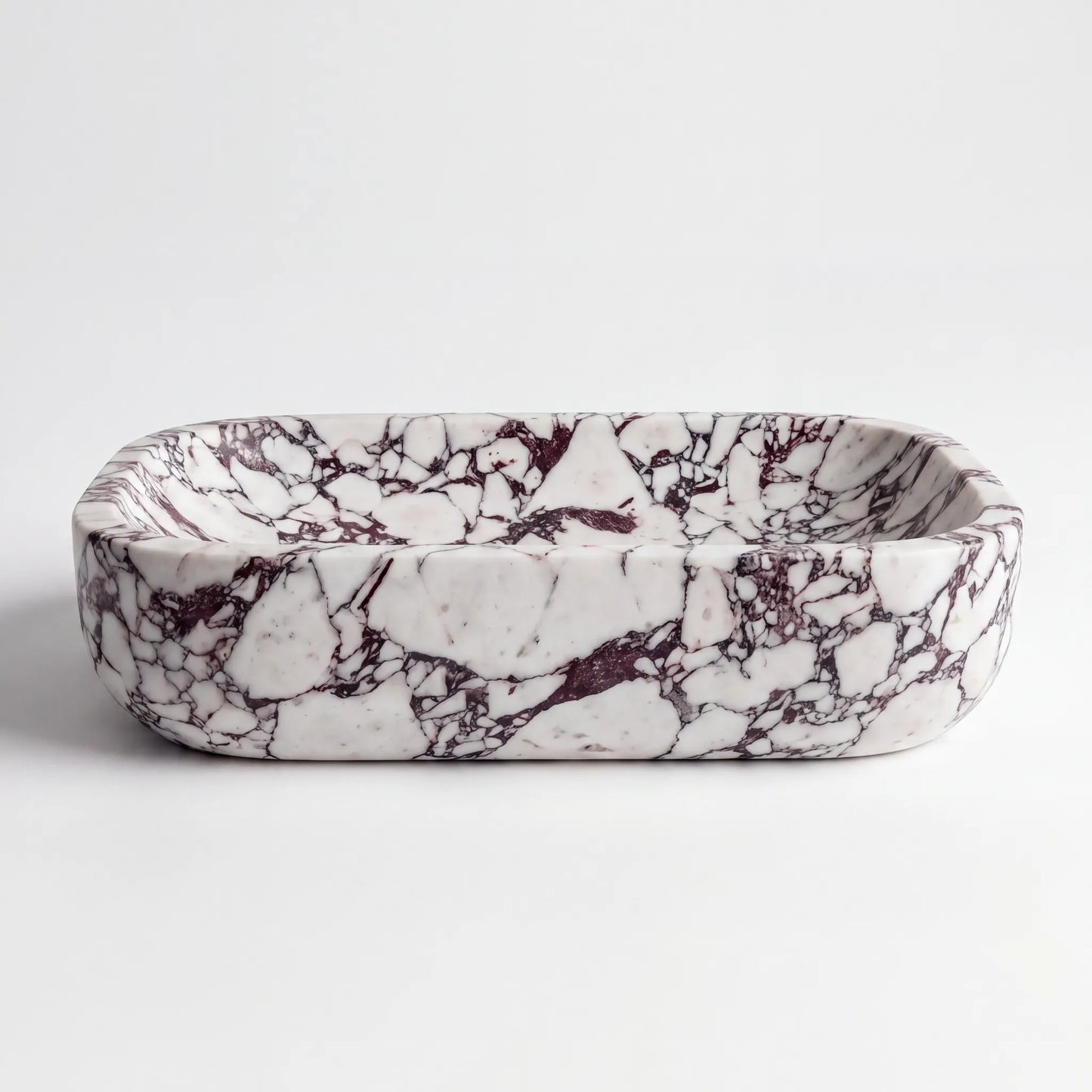 RMD-135  Square calacatta viola Vessel Sink Basin